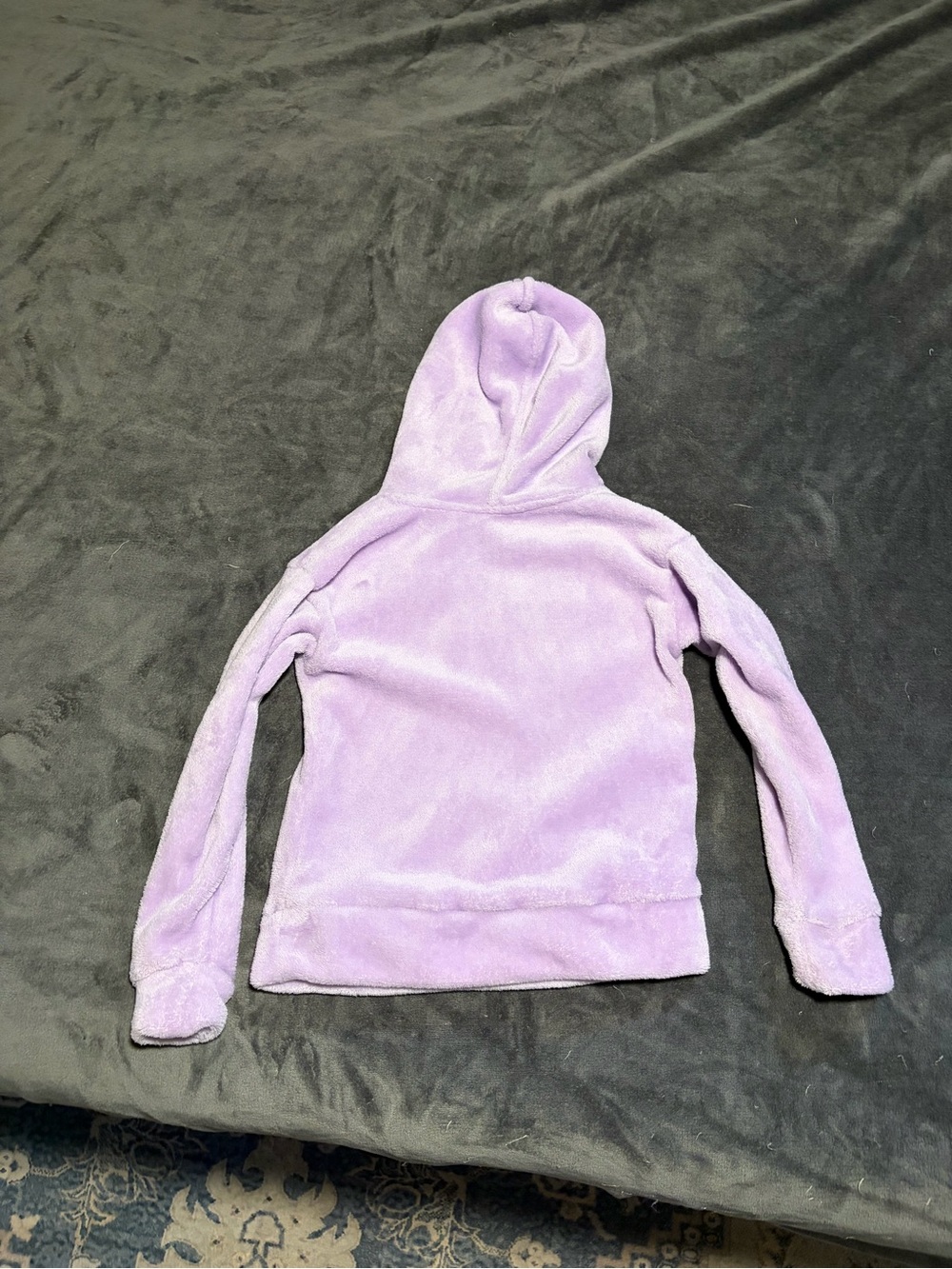 Lucky Brand Plush Lavender Kids Hoodie